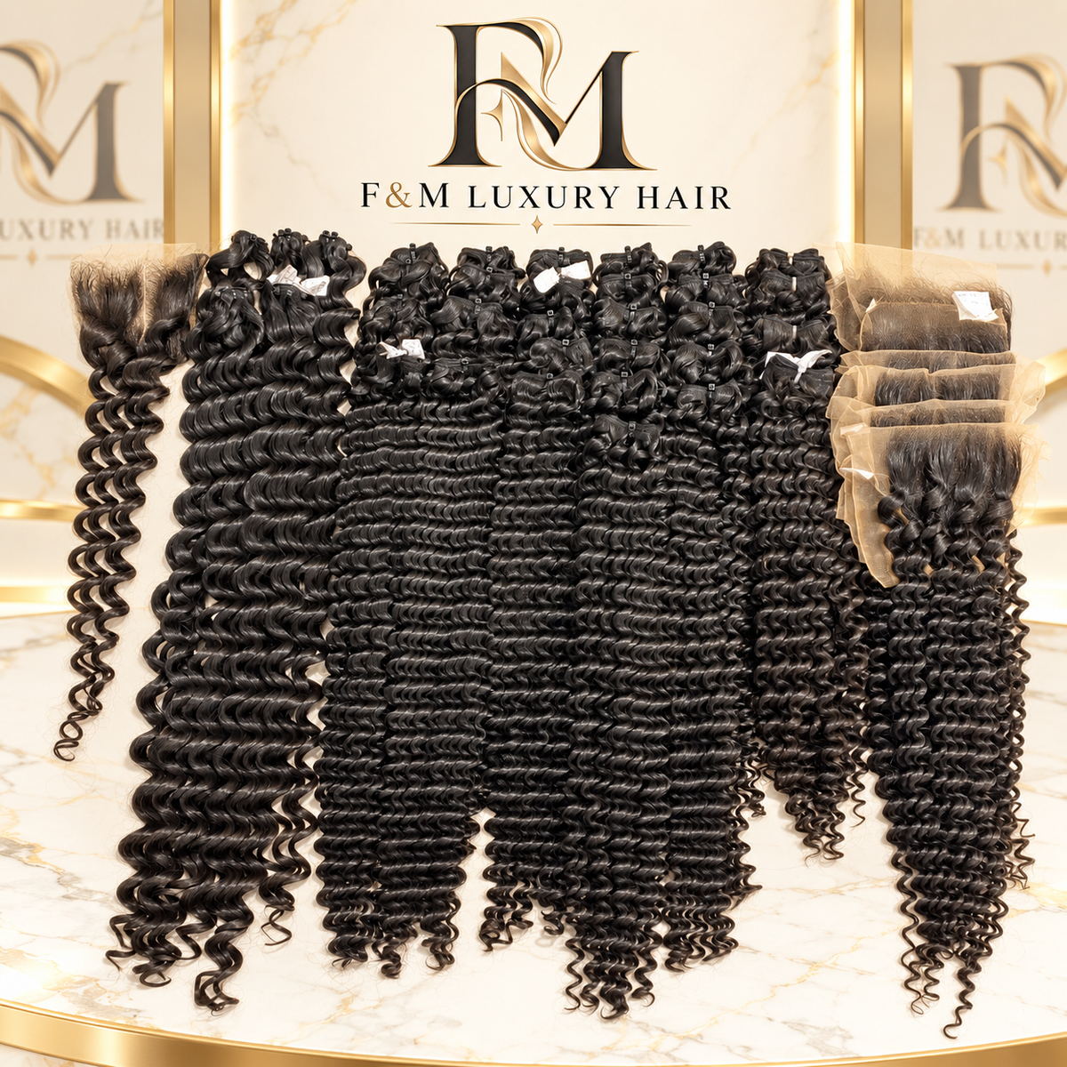 Raw Curly Collection | Bundles + HD Lace 28” / 30”
/ 5x5 HD Closure / 13x6 HD Frontal