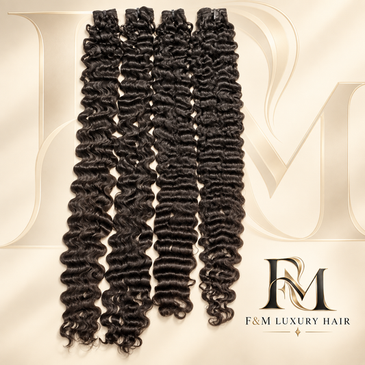 Raw Curly 4-Bundle Set | 32” & 34”