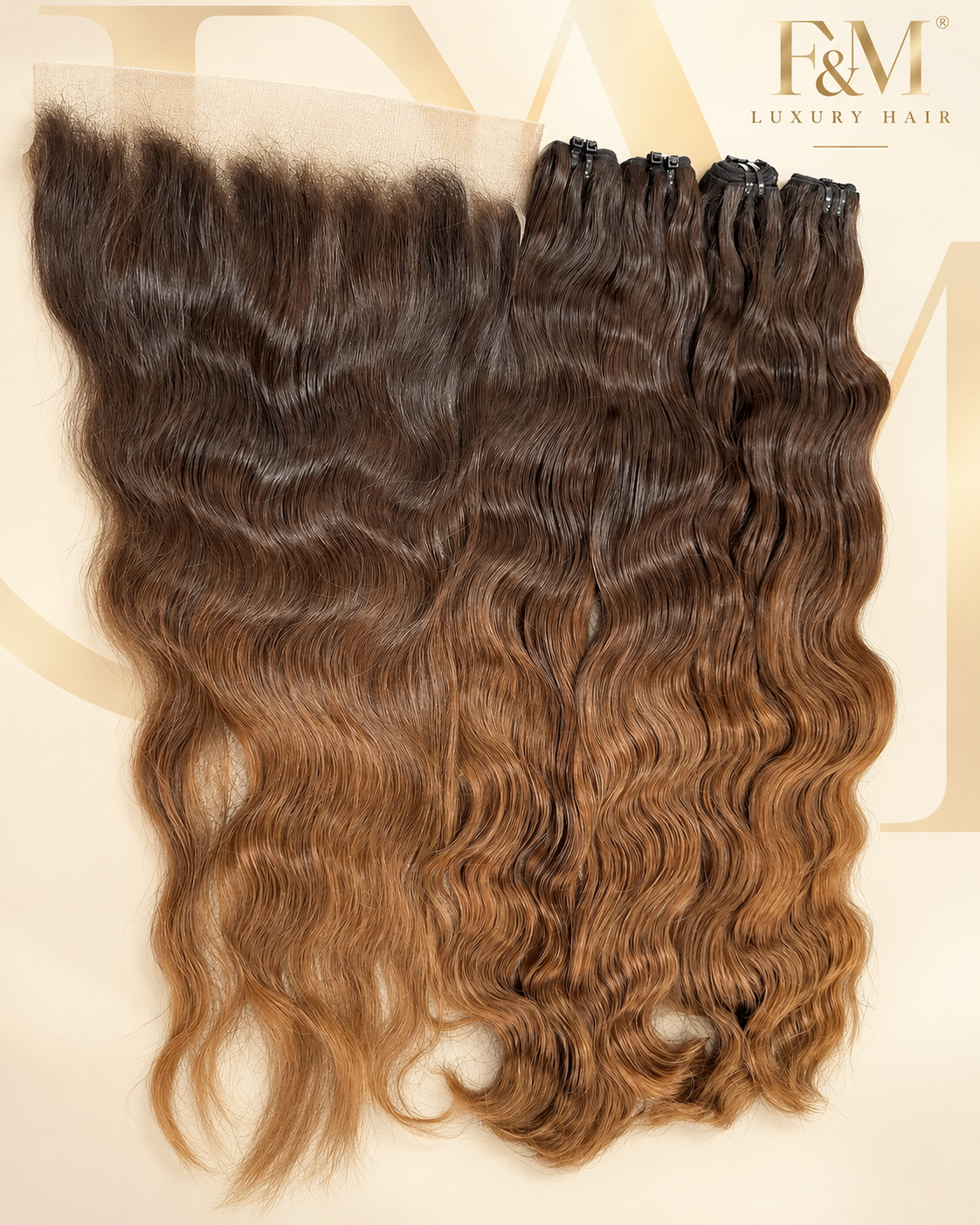 Honey Blonde 28” Bundle Set + 28” 13x6 HD Frontal