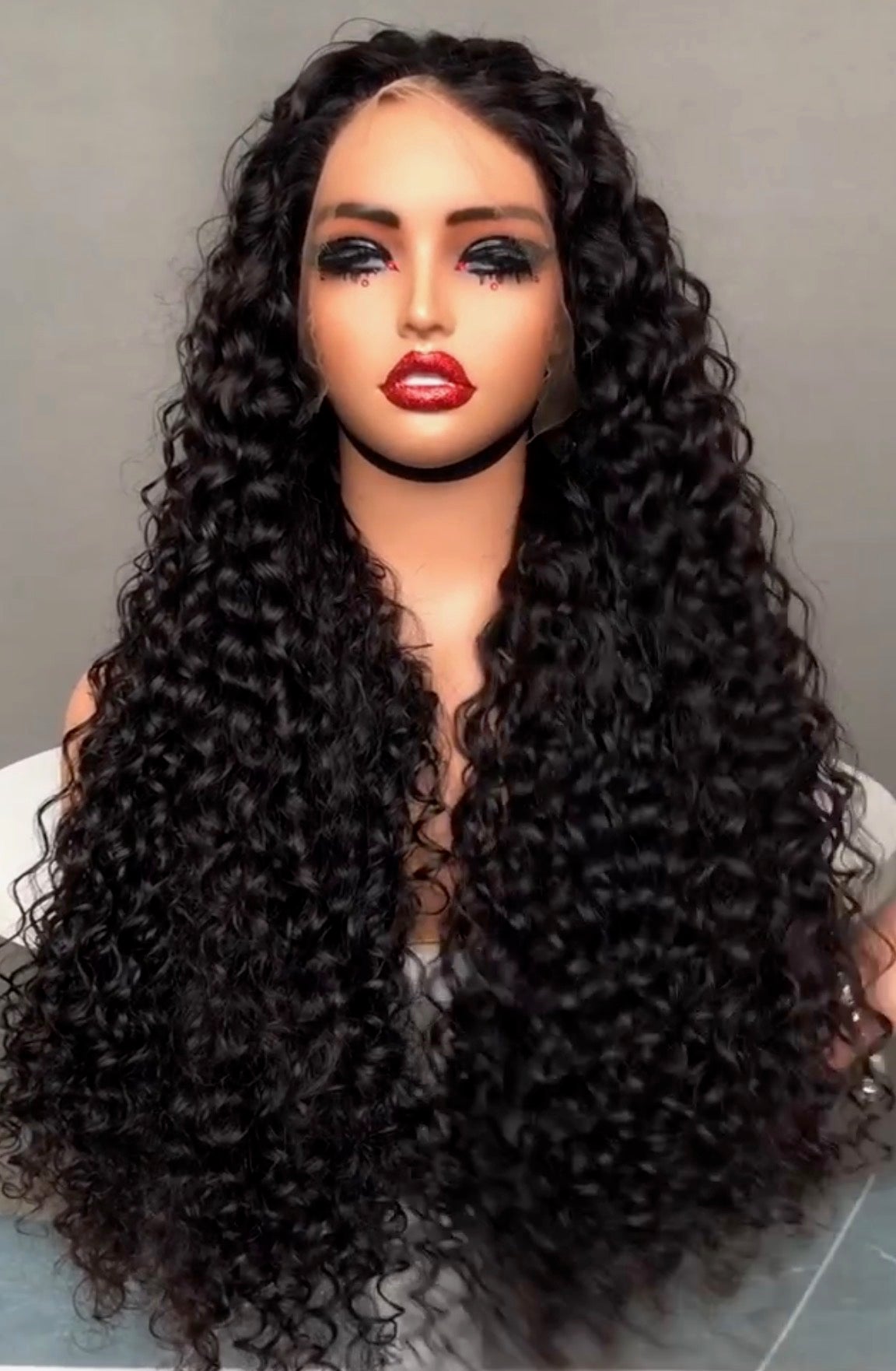 Raw French Curl Wig – Transparent Lace