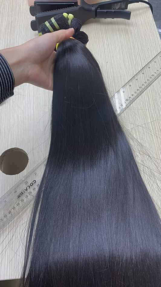 Raw Straight – Natural Color (28”)